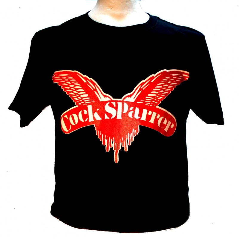 Cock Sparrer Black Square Punk Rock Goth Ska Band Tshirt